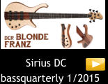 Sirius DC  bassquarterly 1/2015